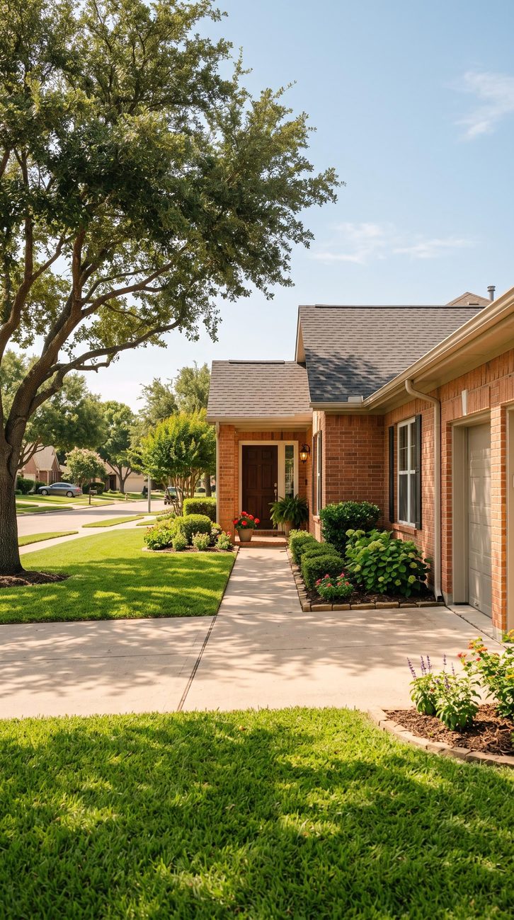 Brick family home in a College Station neighborhood